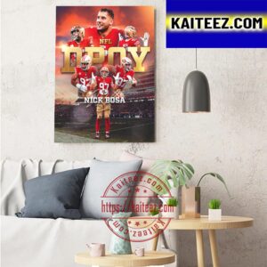 Nick Bosa Is The 2022 AP NFL Defensive Player Of The Year Art Decor Poster Canvas