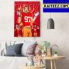 Nick Bosa Wins The 2022 AP NFL Defensive Player Of The Year Art Decor Poster Canvas