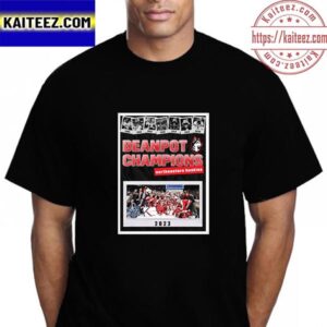 Northeastern Huskies Mens Hockey Are 2023 Beanpot Champions Vintage T-Shirt