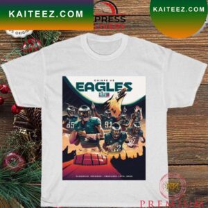 Official Chiefs Vs Eagles Super Bowl LVII Glendale Arizona FEB 12th 2023 T-Shirt