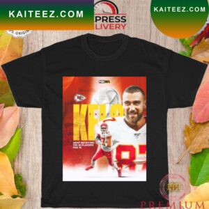 Official Kansas city Chiefs Travis Kelce most receiving TDS in Playoffs T-shirt