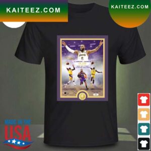 Official Lebron james los angeles lakers nba legends all-time 38388 T-shirt