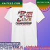 Official Kansas city Chiefs skyline super bowl lviI 2023 champions T-shirts