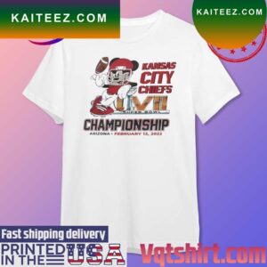Official Mickey Mouse Kansas City Chiefs Super Bowl LVII Championship 2023 T-shirt