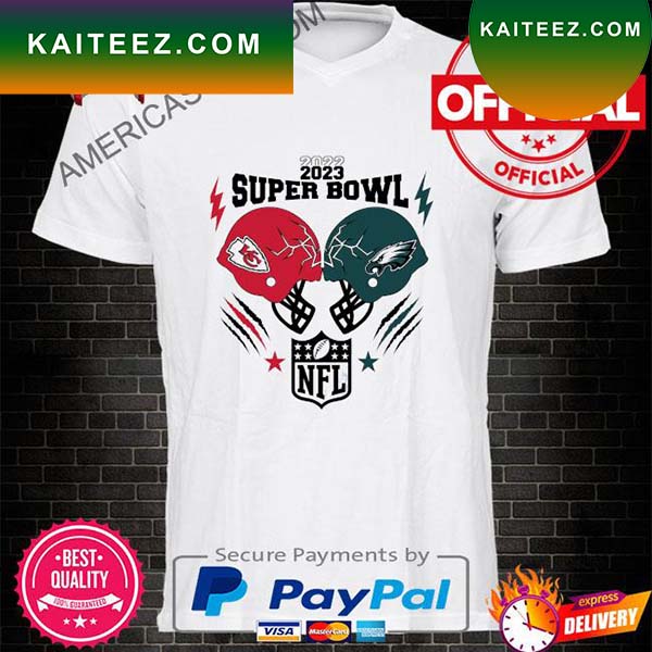 Super Bowl 2023 Philadelphia Eagles Kansas City Chiefs Shirt ⋆ Vuccie