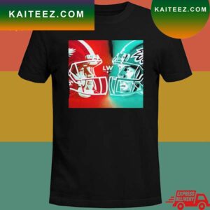 Official Super bowl lviI 2023 Kansas city Chiefs vs philadelphia eagles T-shirt