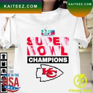 Official kansas city Chiefs super bowl lviI 2023 champions T-shirt