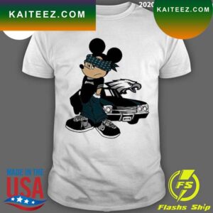 Official mickey Mouse Hiphop X Philadelphia Eagles Champions Super Bowl Lvii 2023 T-shirt