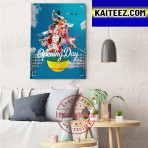 Opening Day 2023 NCAA Softball Are Back Art Decor Poster Canvas