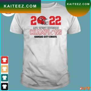 Original go Chiefs 2023 AFC west Division champions Kansas city Chiefs T-shirt