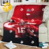 Patrick Mahomes Right Hand Thunder Kansas City Chiefs Super Bowl LVII Champions Blanket