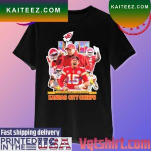 Patrick Mahomes Super Bowl LVII 2023 Kansas City Chiefs signature T-shirt
