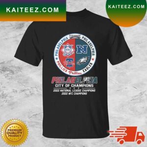 Philadelphia City Of Champions 2022 National League Champions 2022 NFC Champions T-shirt