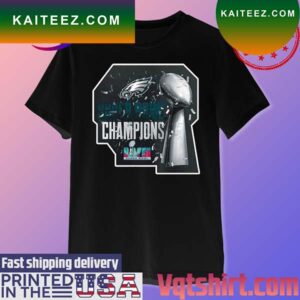 Philadelphia Eagles 2022 Super Bowl LVII Champions Locker Room T-shirt