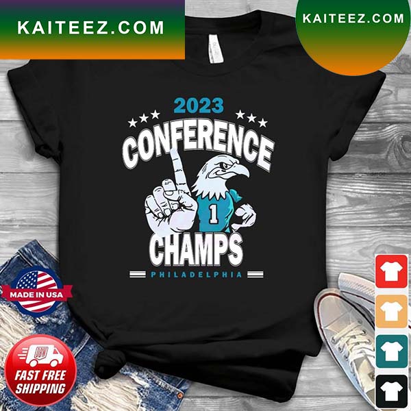 Philadelphia Eagles NFC Championship 2023 T-Shirt - Kaiteez