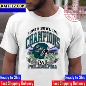 Philadelphia Eagles Are Super Bowl Champions 2023 Super Bowl LVII 57 Vintage T-Shirt