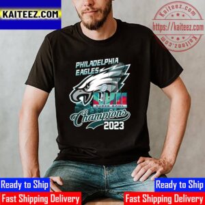 Philadelphia Eagles Champions 2023 Super Bowl LVII Champions Vintage T-Shirt