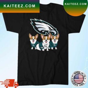 Philadelphia Eagles Corgi Champions 2023 T-Shirt