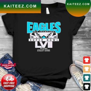 Philadelphia Eagles NFC Champions Super Bowl LVII T-Shirt