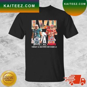 Philadelphia Eagles NFC Jason Kelce Vs Kansas City Chiefs AFC Travis Kelce LVII Super Bowl 2023 T-shirt