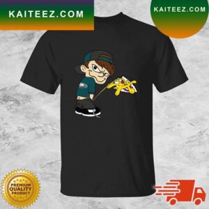 Philadelphia Eagles Pee Kansas City Chiefs LVII Super Bowl T-shirt