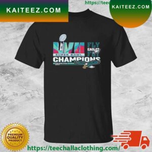 Philadelphia Eagles Super Bowl LVII Champions Fly Eagles Fly T-shirt