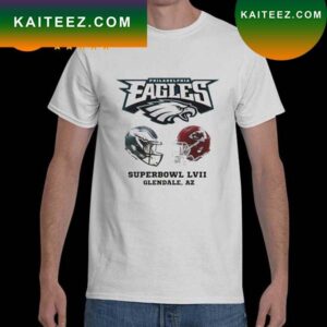 Philadelphia Eagles Super Bowl LVII Glendale AZ 2023 T-shirt