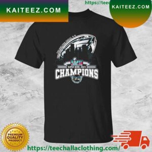 Philadelphia Eagles Super City Skyline Super Bowl LVII 2023 Champions T-shirt