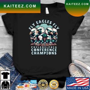 Philadelphia Eagles Swoop Mascot Fly Eagles Fly Philadelphia Conference Champions T-shirt