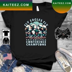 Philadelphia Eagles Swoop Mascot Fly Eagles Fly Philadelphia Conference Champions T-shirt