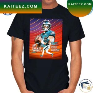 Philadelphia eagles jalen hurts super bowl signature T-shirt