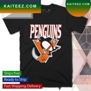 Pittsburgh Penguins Halloween Retro NHL T-shirt