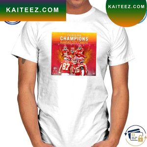 Premium 2022 AFC Champions Collage Kansas City Chiefs T-Shirt