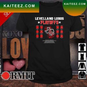 Premium levelland Lobos 2023 name of players T-shirt