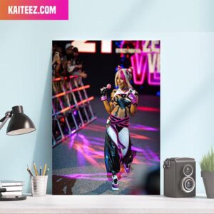 Queen Zelina – Zelina Vega WWE Royal Rumble Street Fighter Decorations Poster-Canvas