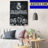 QB Kansas City Chiefs Patrick Mahomes II Is NFL MVP Again Art Decor Poster Canvas