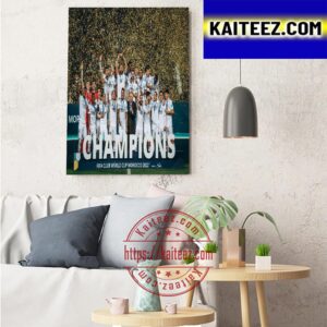 Real Madrid Are FIFA Club World Cup Morocco 2022 Winner Art Decor Poster Canvas