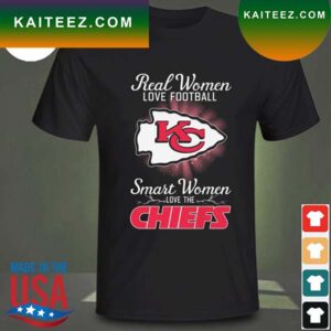 Real women love baseball smart women love the Kansas City Chiefs 2023 T-shirt