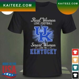 Real women love baseball smart women love the Kentucky Wildcats 2023 T-shirt