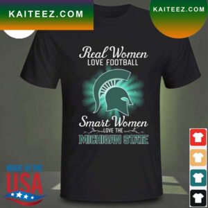 Real women love baseball smart women love the Michigan State University 2023 T-shirt