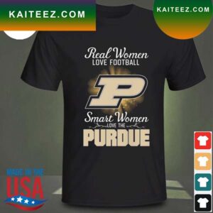 Real women love baseball smart women love the Purdue Boilermakers 2023 T-shirt