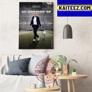 Sarina Wiegman Winner The Best FIFA Womens Coach 2022 Art Decor Poster Canvas