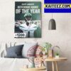 New York Giants HC Brian Daboll Wins 2022 NFL Coach Of The Year Art Decor Poster Canvas