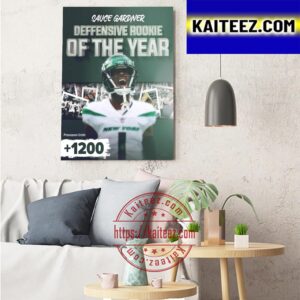 Sauce Gardner Is AP NFL Defensive Rookie Of The Year 2022 Art Decor Poster Canvas