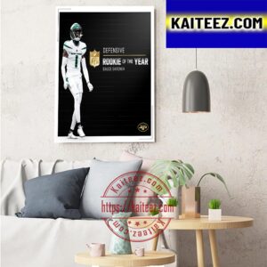 Sauce Gardner Is The 2022 AP NFL Defensive Rookie Of The Year Art Decor Poster Canvas