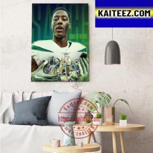 Sauce Gardner Wins 2022 NFL Defensive Rookie Of The Year Art Decor Poster Canvas