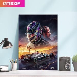 Sir Lewis Hamilton 2023 Season Edition LH44 Mercedes AMG F1 Decorations Poster-Canvas