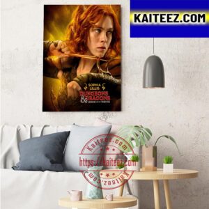 Sophia Lillis As Doric The Tiefling Druid In The Dungeons And Dragons Honor Among Thieves Art Decor Poster Canvas