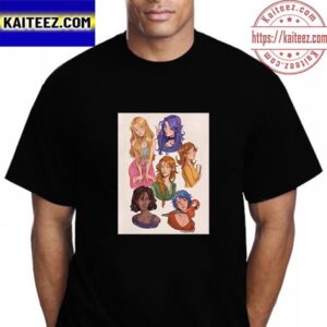 Stardew Valley Girls Fan Art Vintage T-Shirt