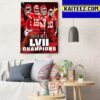 Patrick Mahomes II Make That 2x Super Bowl Champions With Kansas City Chiefs Art Decor Poster Canvas